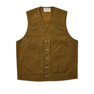 Alternative view of Oil Tin Cloth Vest - Dark Tan