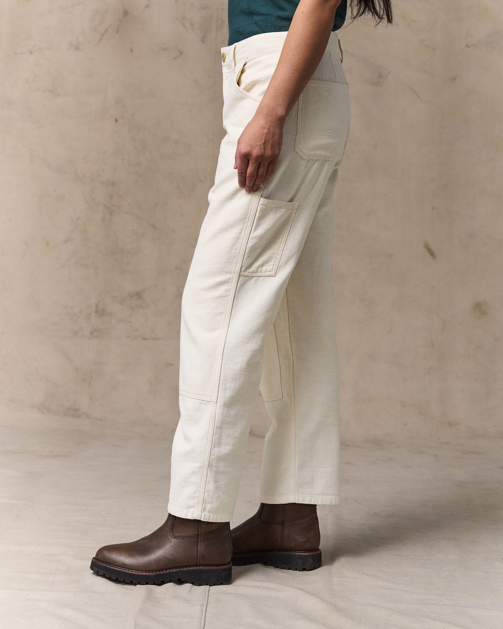 Women's Field Double-Front Pants - Natural Seed - Image 3