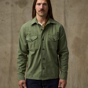 Field Jac-shirt - Washed Fatigue Green