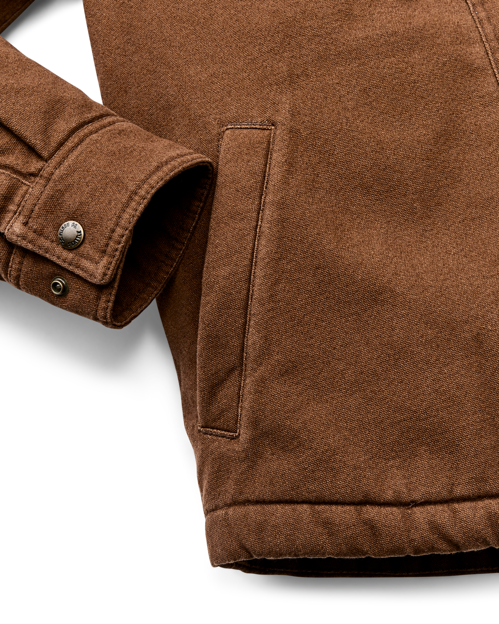 Fleece Lined Jac-shirt - Brown - Image 5