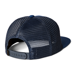 Alternative view of Diamond Trucker Mesh Cap - Blue