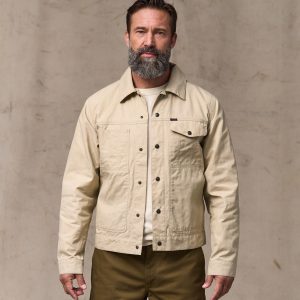 Dry Wax Short Cruiser Jacket - Quail Tan