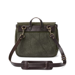 Alternative view of Workshop Leather Messenger Bag - Green