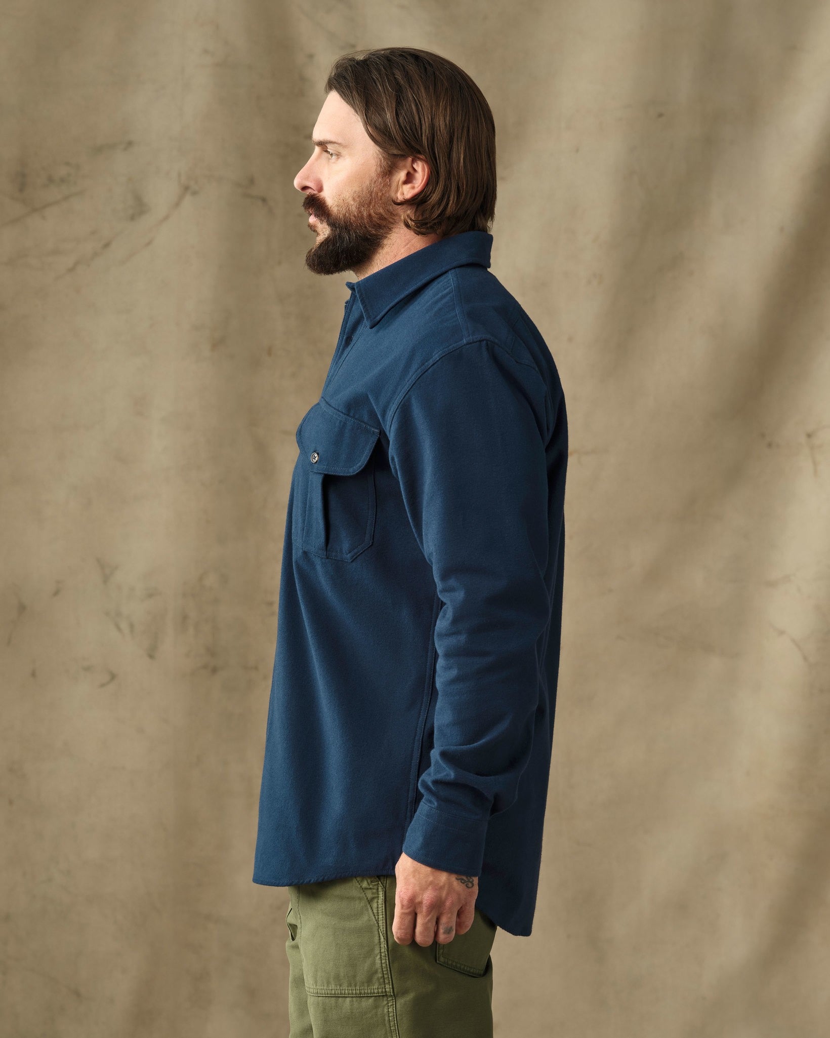 Moleskin Guide Shirt - Service Blue - Image 3