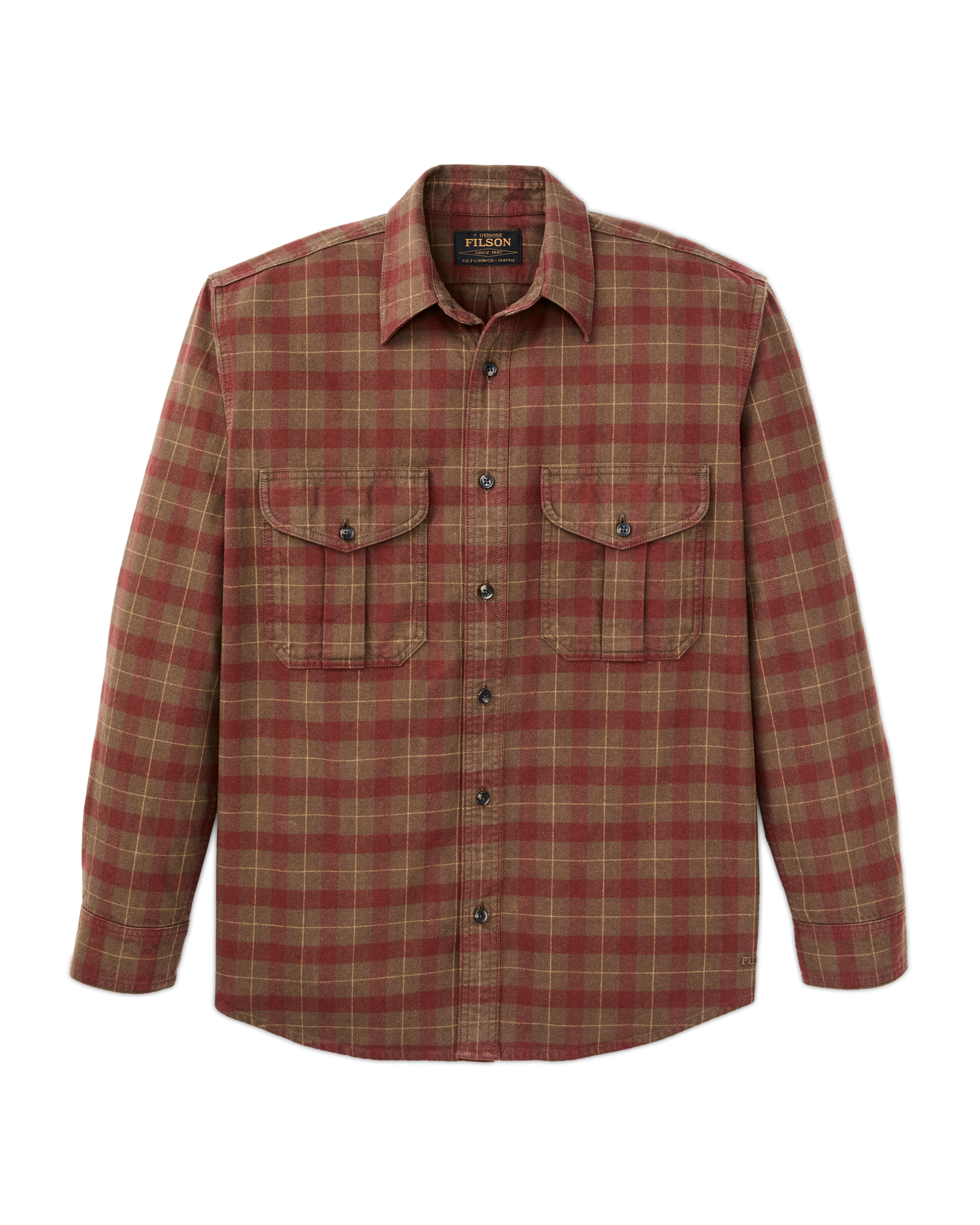 Alaskan Guide Shirt - Brown / Mahogany Plaid - Image 4