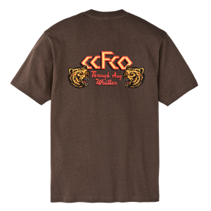 Alternative view of Any Weather Graphic T-shirt - Dark Brown / Any Weather
