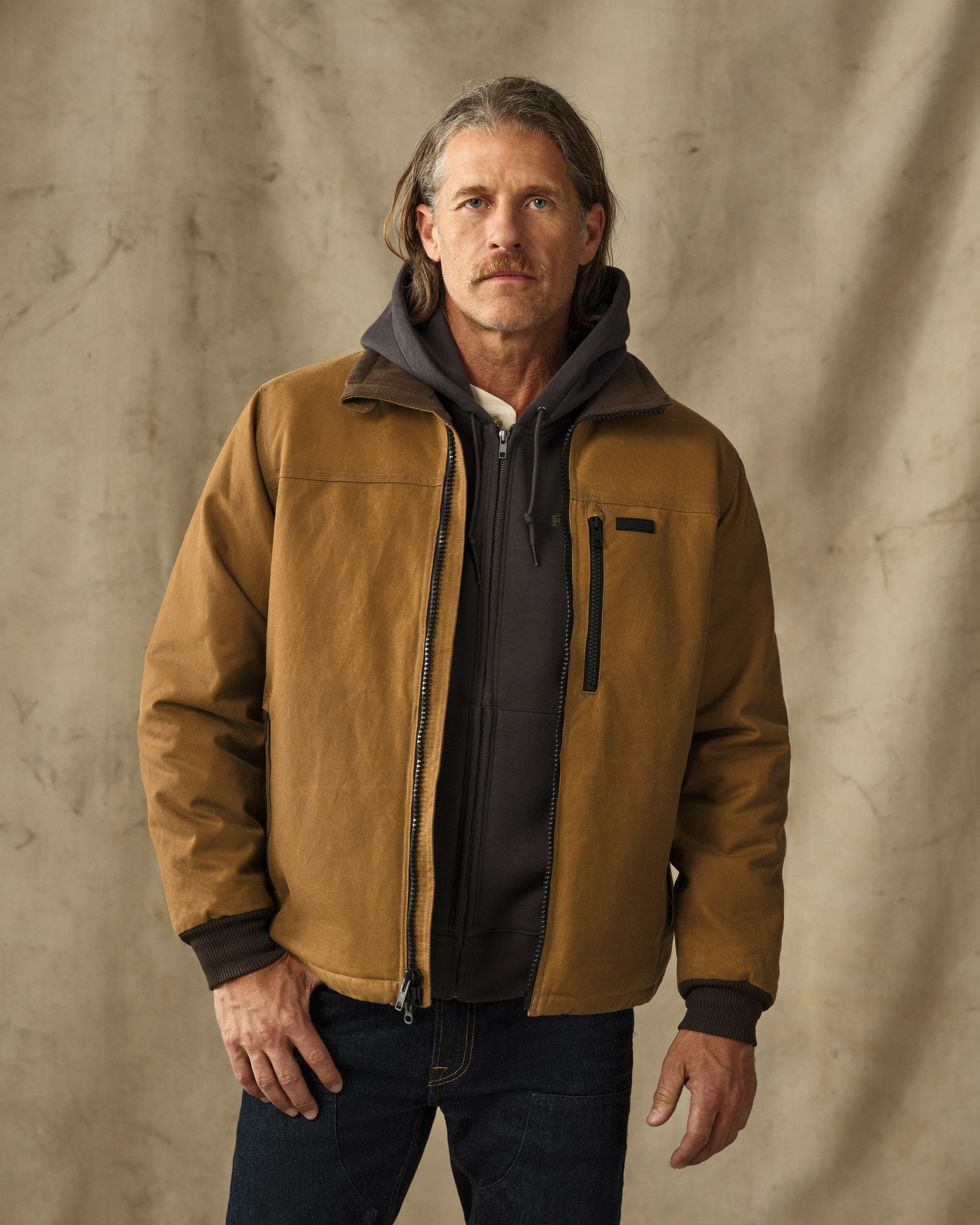 Tin Cloth Insulated Jacket - Dark Tan