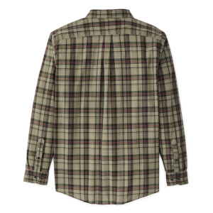 Alternative view of Madras Button-Down Shirt - Olive / Gravel Plaid