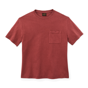 Women's Short Sleeve Pocket Tee - Fired Brick