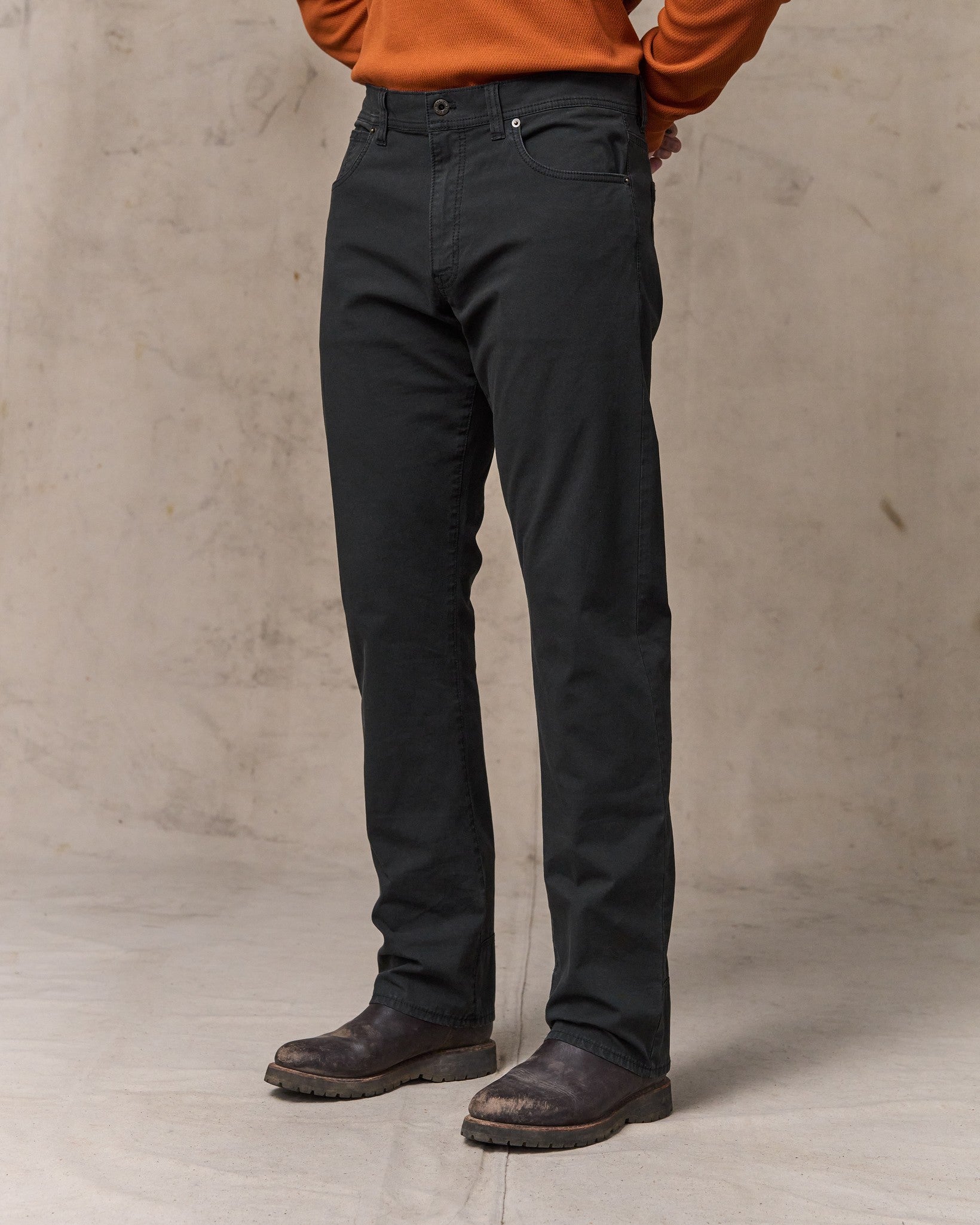 Granite Mountain 5-pocket Pants - Washed Faded Black - Image 4