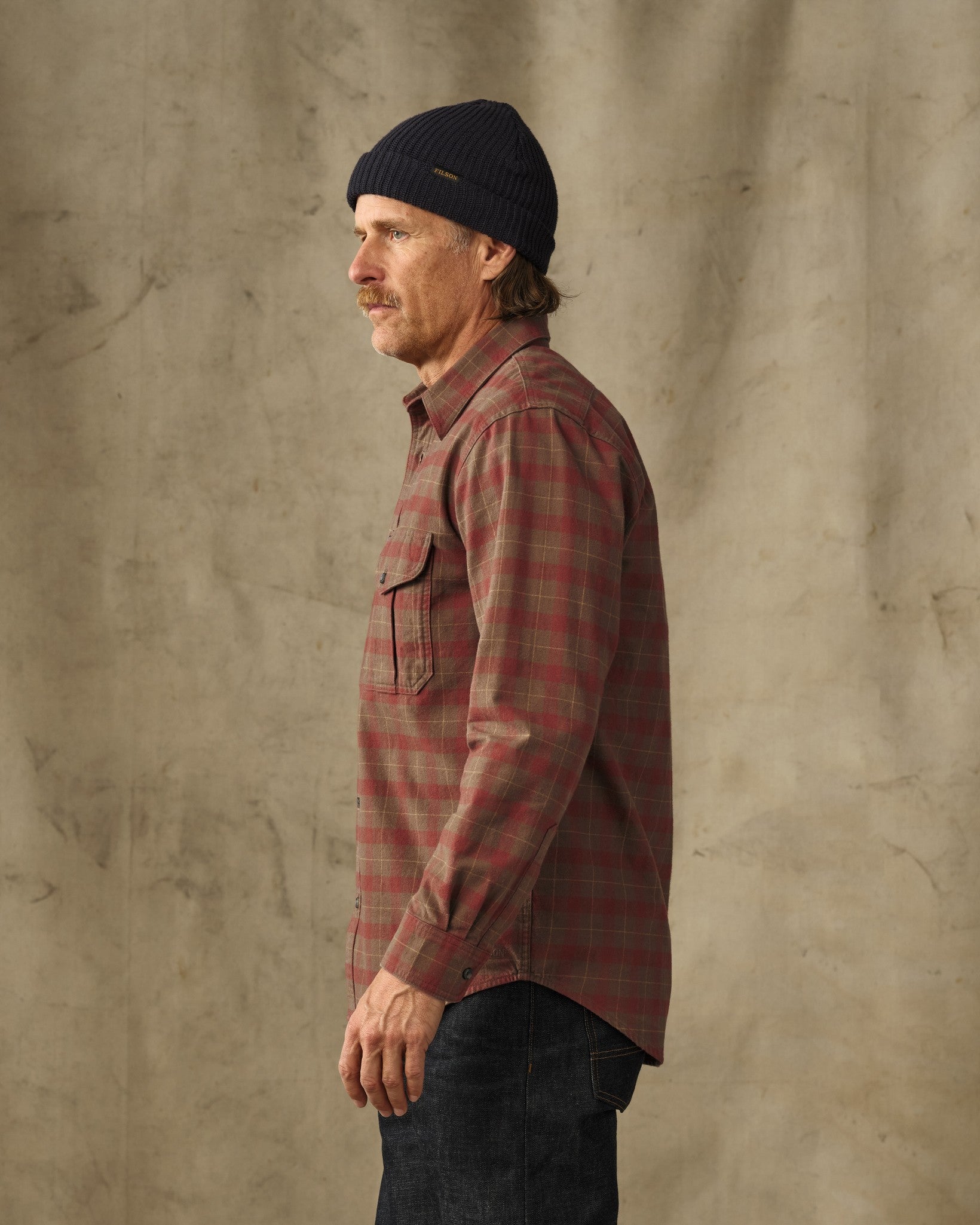 Alaskan Guide Shirt - Brown / Mahogany Plaid - Image 3