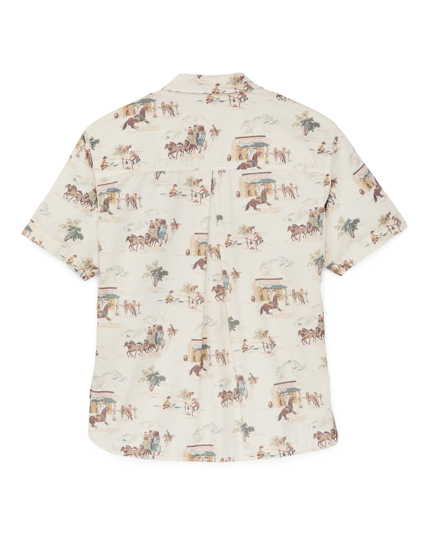 Women's Twill Popover Shirt - Desert Natural Print - Image 5