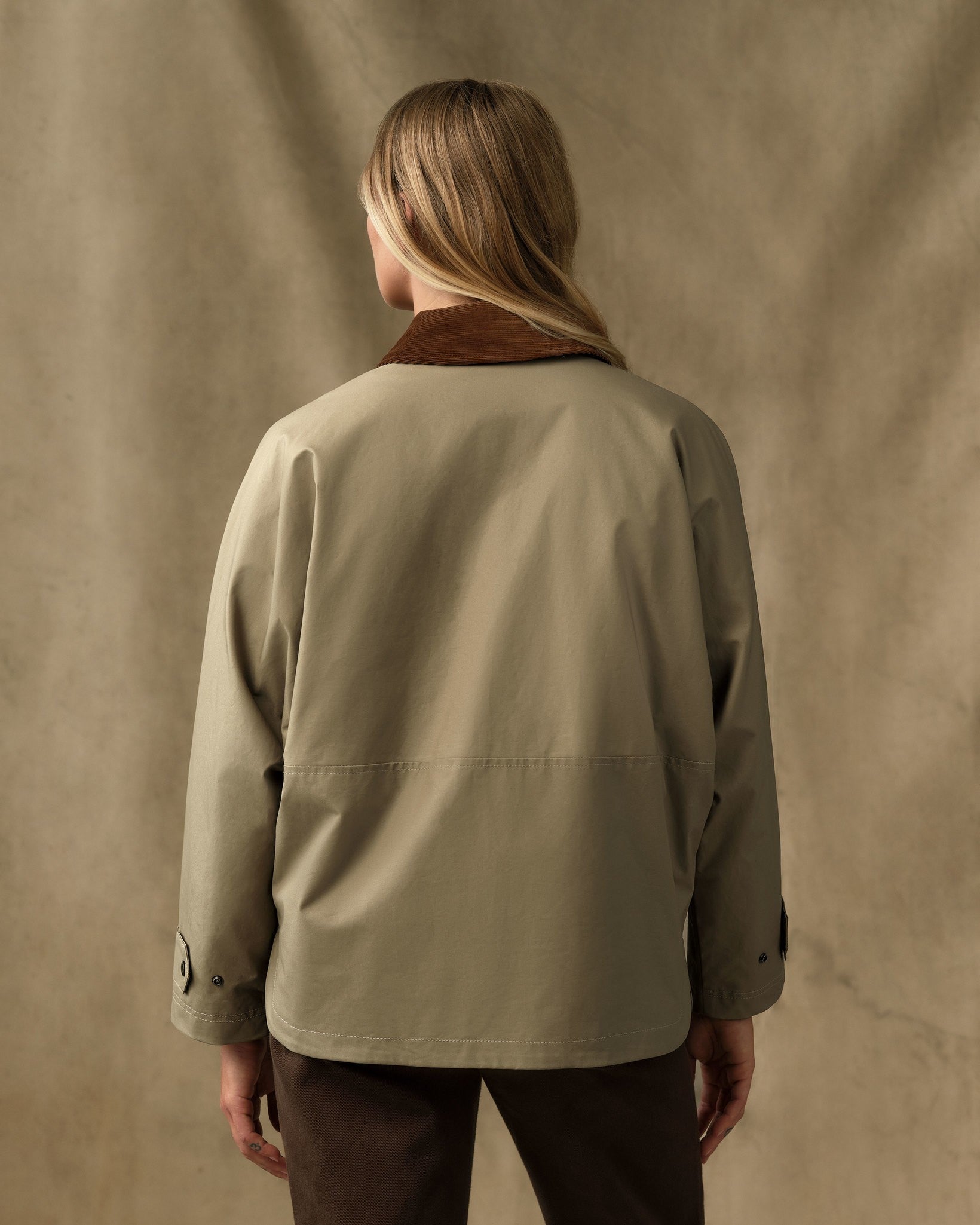 Women's Harbor Front Waxed Jacket - Marsh Tan - Image 3
