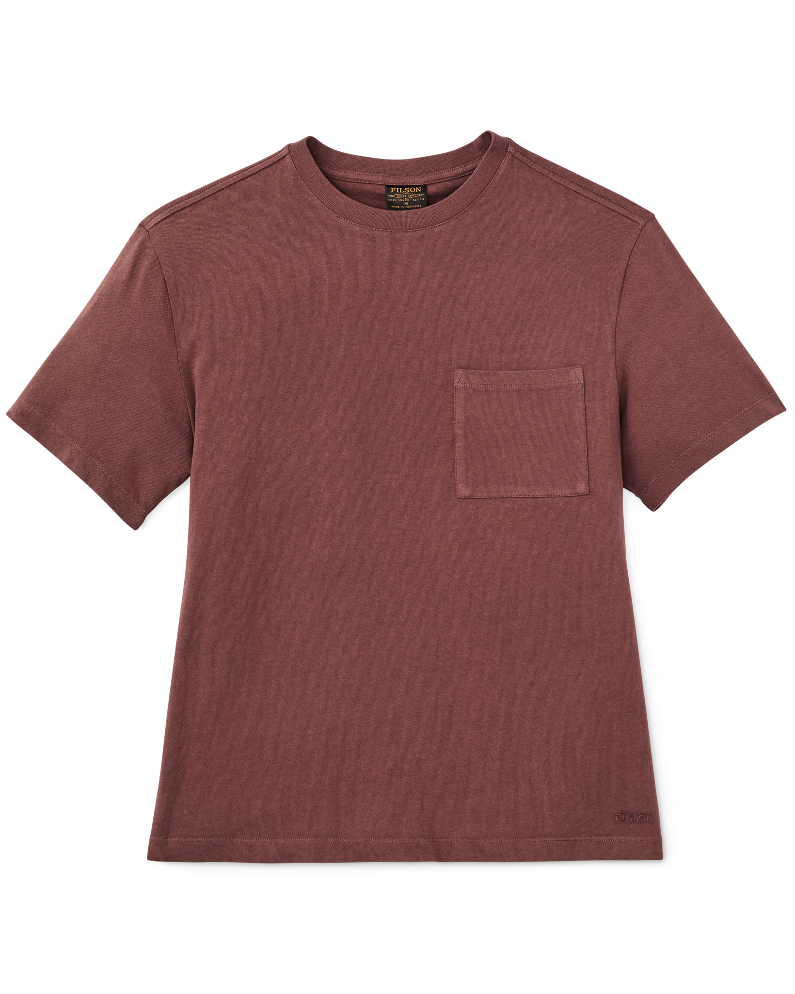 Women's Short Sleeve Pocket Tee - Loam Brown - Image 4