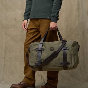 Alternative view of Medium Rugged Twill Duffle Bag - Otter Green