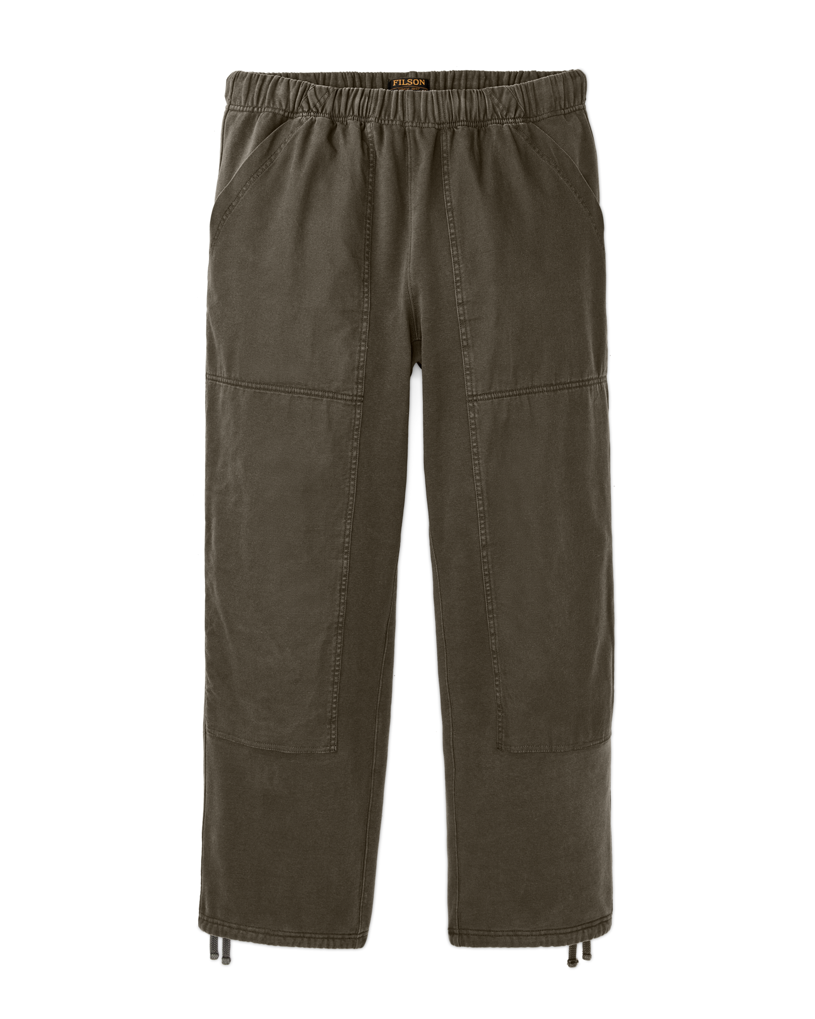Field Knit Double-Front Sweatpants - Black Olive