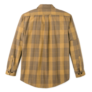 Alternative view of Vintage Wash Alaskan Guide Shirt - Light Brown / Ochre Plaid