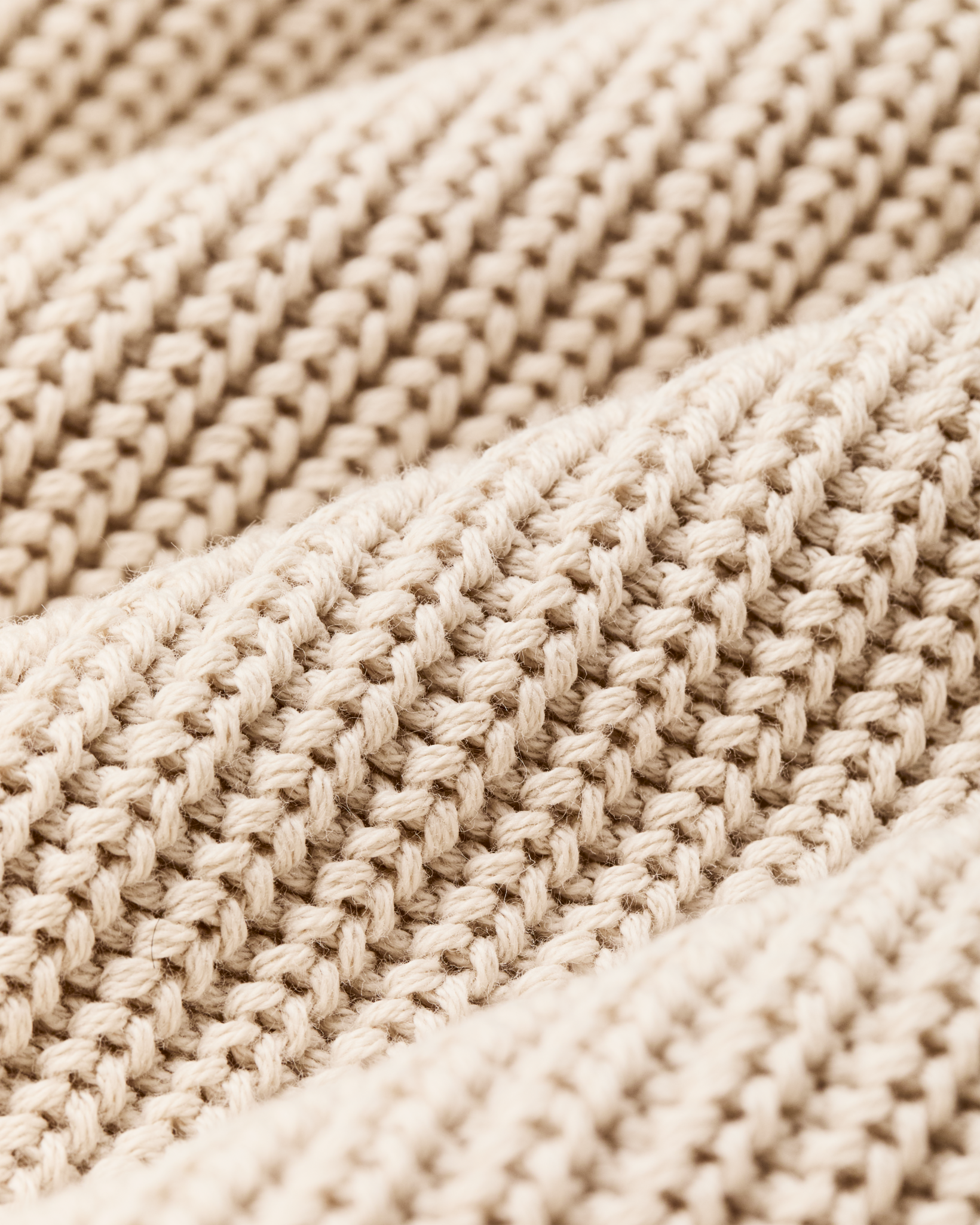 Women's Cotton Shawl Neck Cardigan - Natural - Image 8