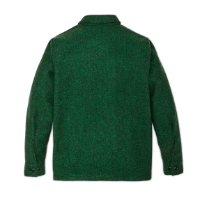 Alternative view of Mackinaw Wool Jac-shirt - Kelly Green / Black Twill
