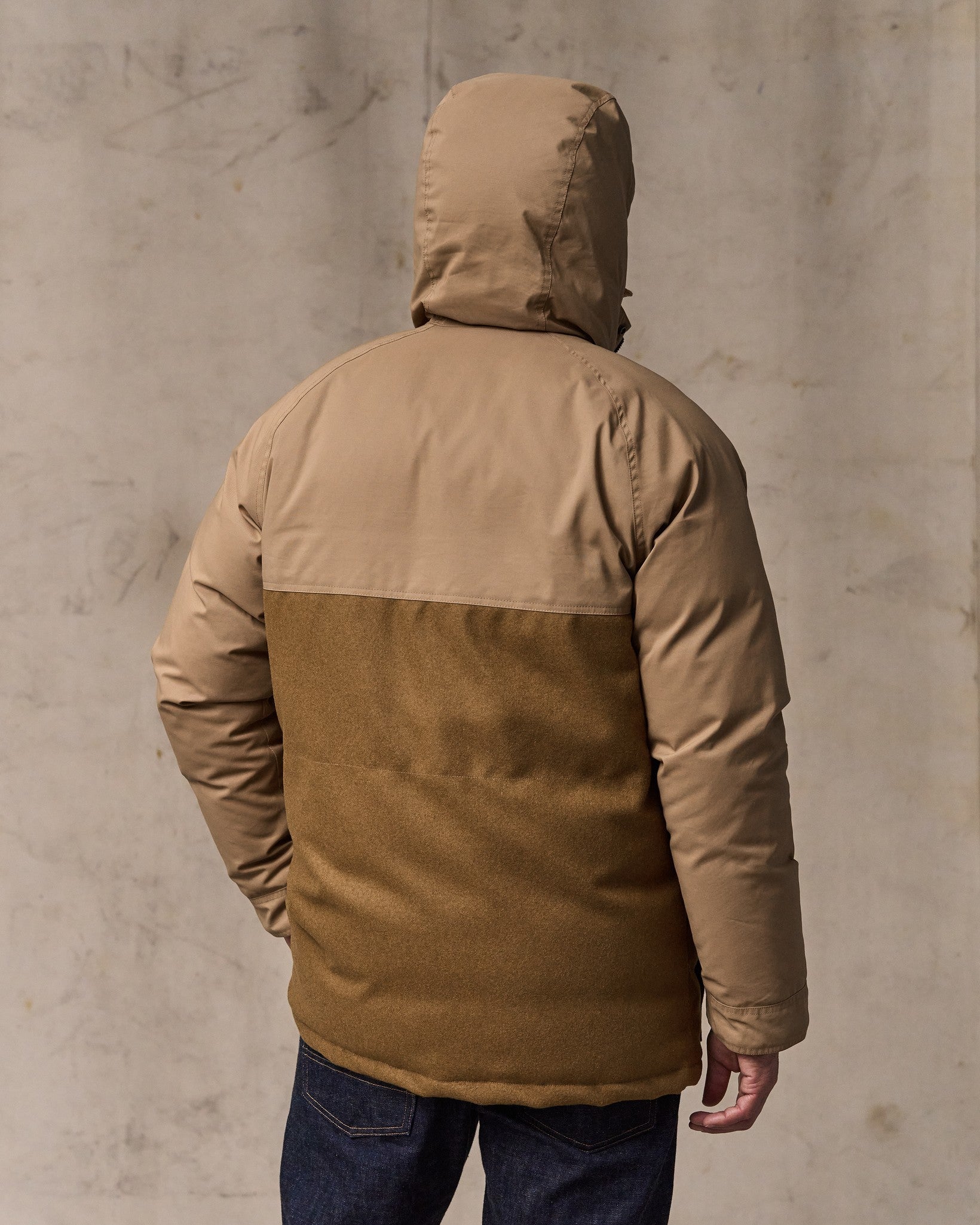 Filson X Crescent Down Works Parka - Dark Tan / Tan - Image 7