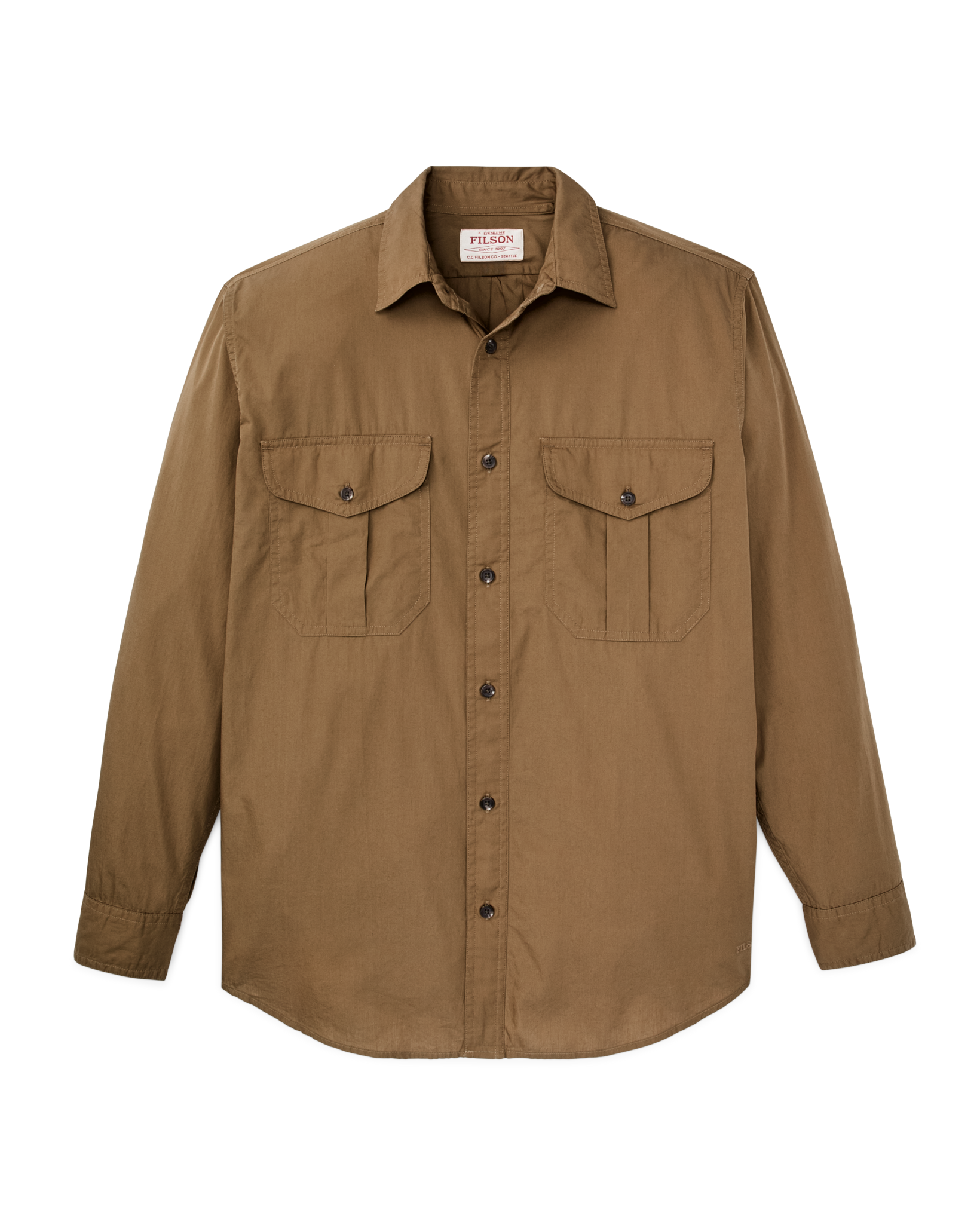 Washed Feather Cloth Shirt - Rugged Tan