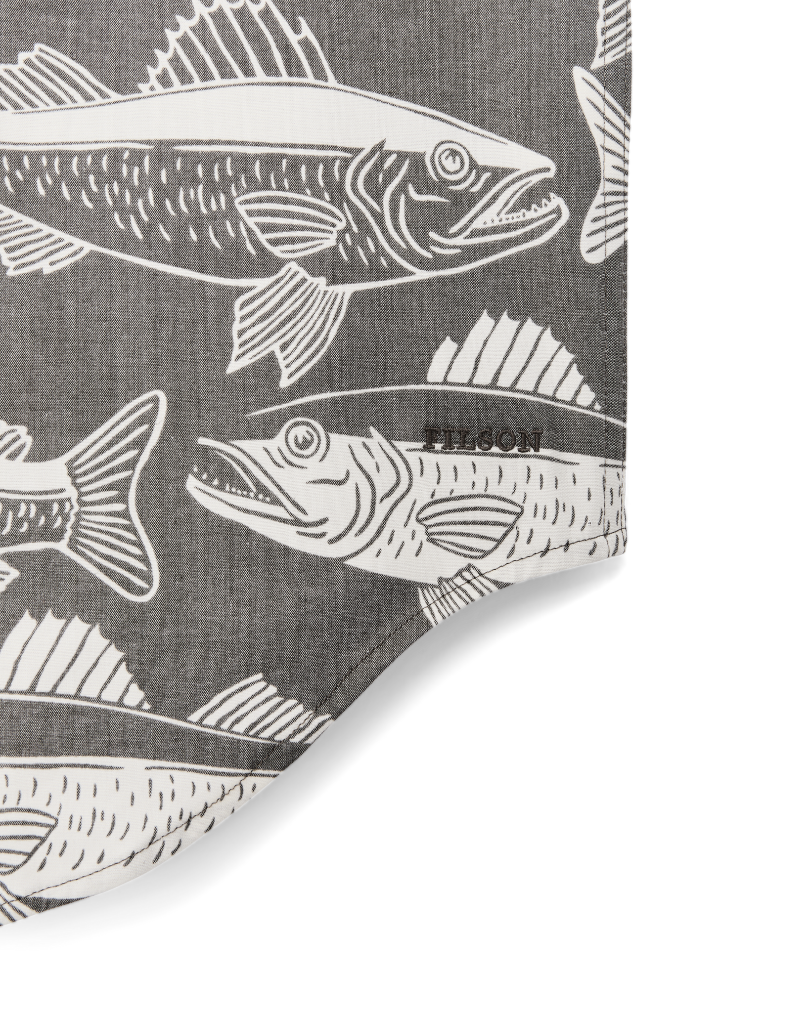 Twin Lakes Short Sleeve Sport Shirt - Beluga / Print - Image 8