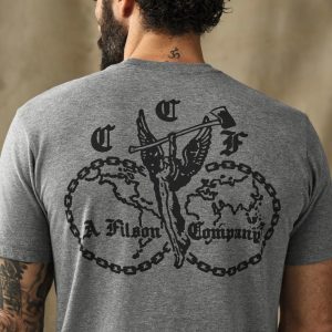 Alternative view of Union Graphic T-Shirt - Dark Gray Heather