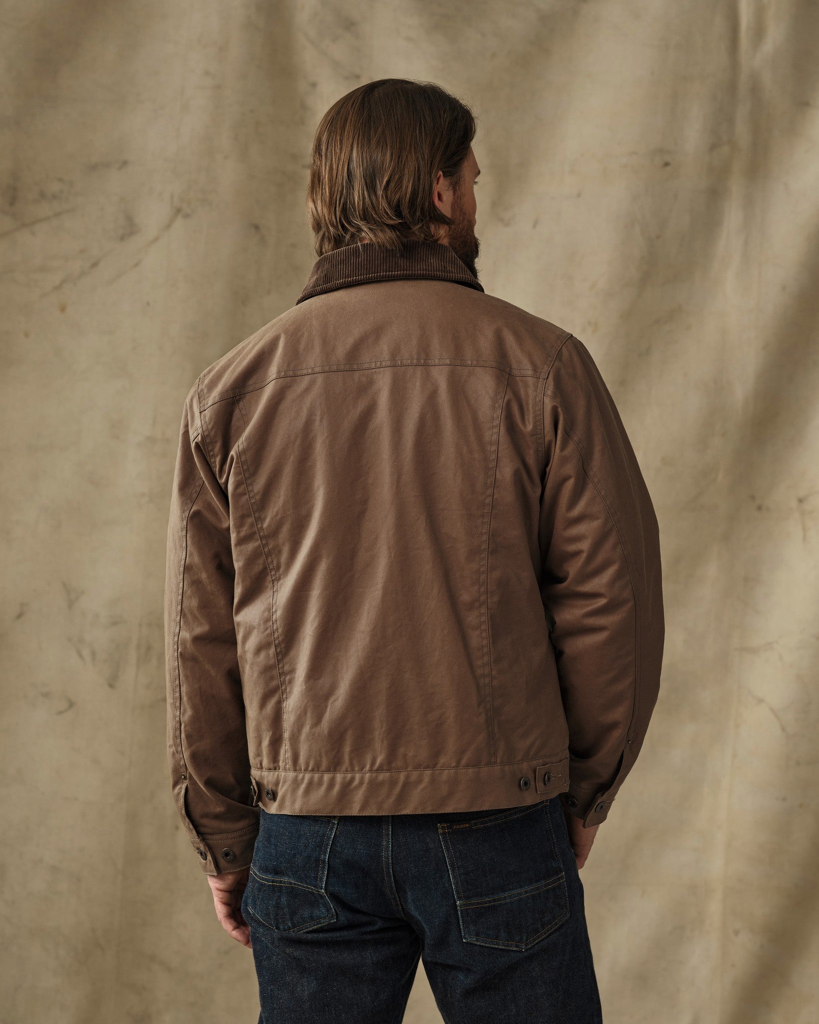 Insulated Short Cruiser Jacket - Dark Brown - Image 2
