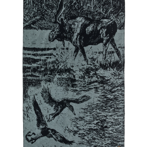 Cotton Blanket - Balsam Green / Marshlands