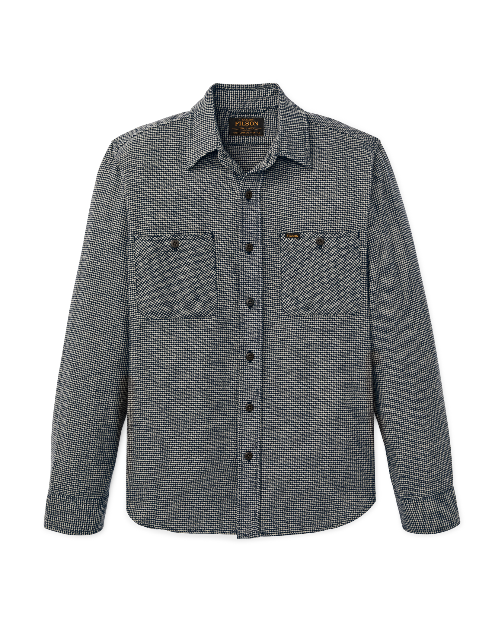 Rangeland Flannel Shirt - Navy / Tan Plaid - Image 4