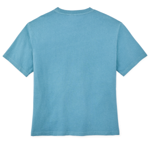 Alternative view of Women's Short Sleeve Pocket Tee - Storm Blue