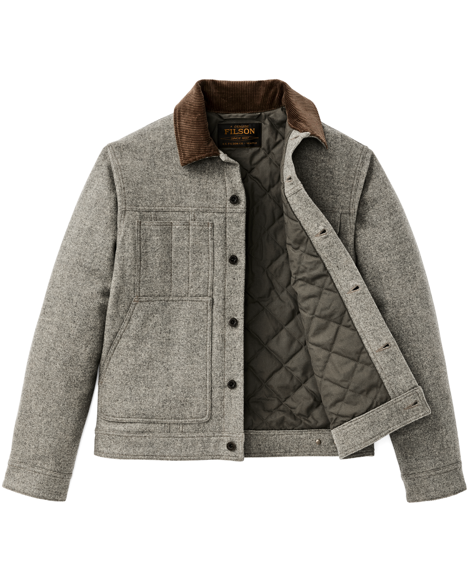 Spokane Insulated Short Cruiser - Vintage Heather Gray - Image 5