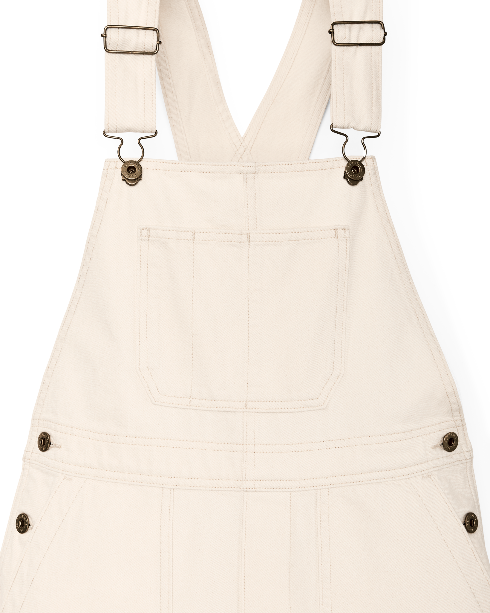 Women's Denim Overalls - Natural Seed - Image 7