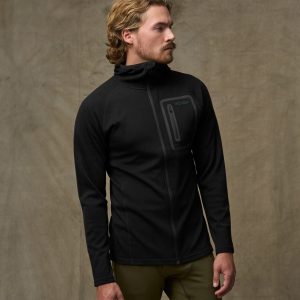 400g Merino Wool Hoodie - Black