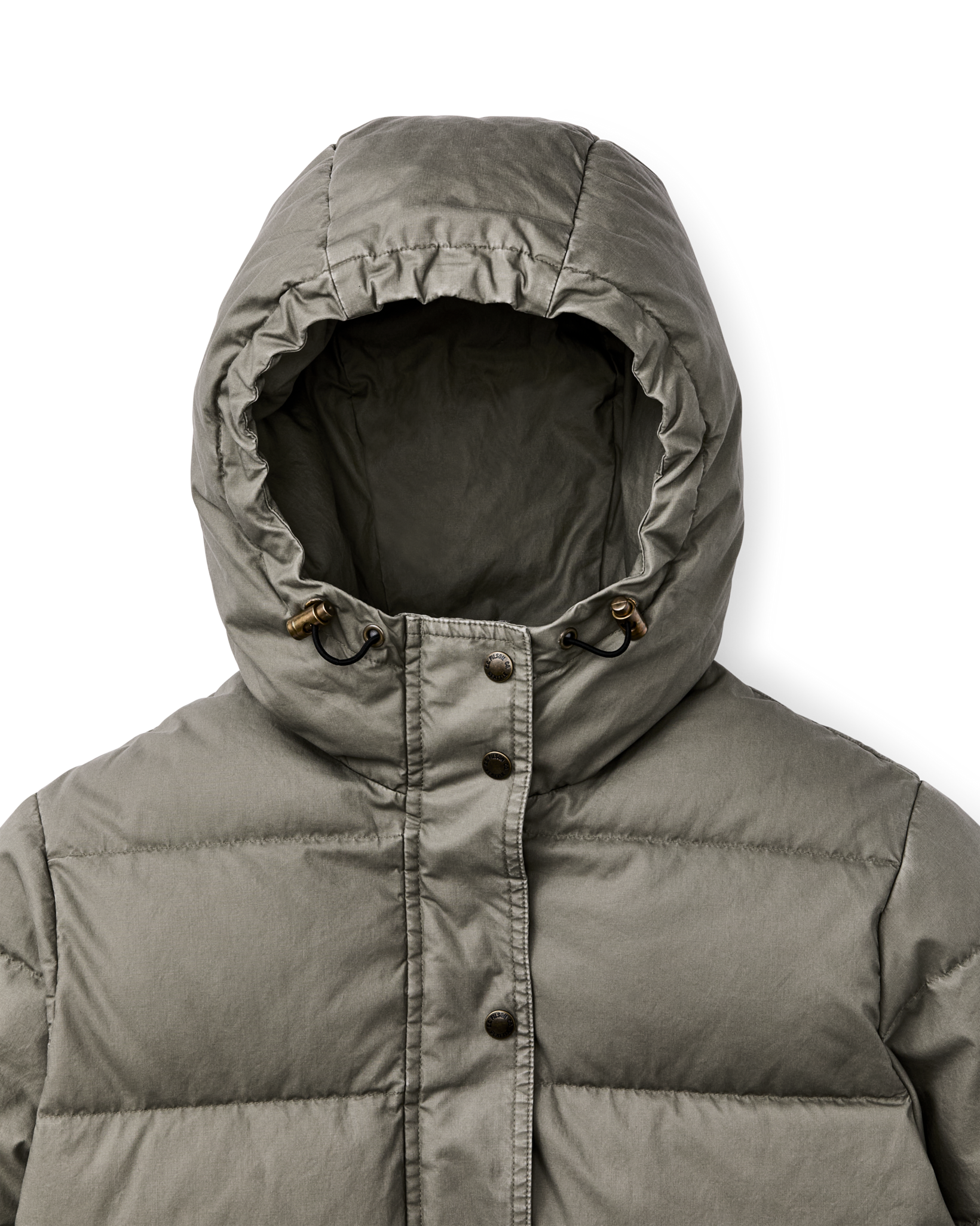 Women's Heritage Cotton Down Parka - Smokey Olive - Image 8