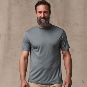 Wool-Blend UPF T-Shirt - Sage Gray