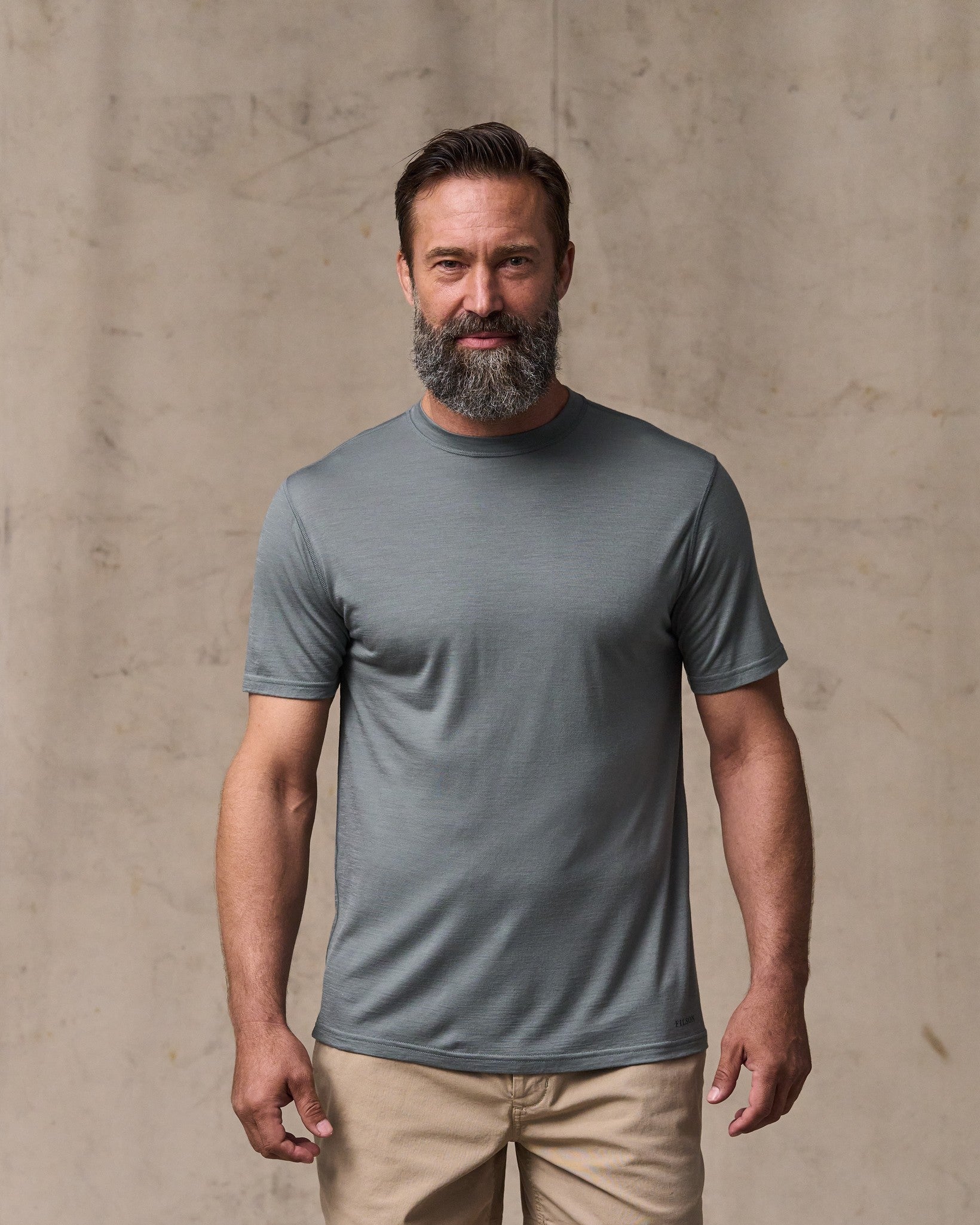 Wool-Blend UPF T-Shirt - Sage Gray
