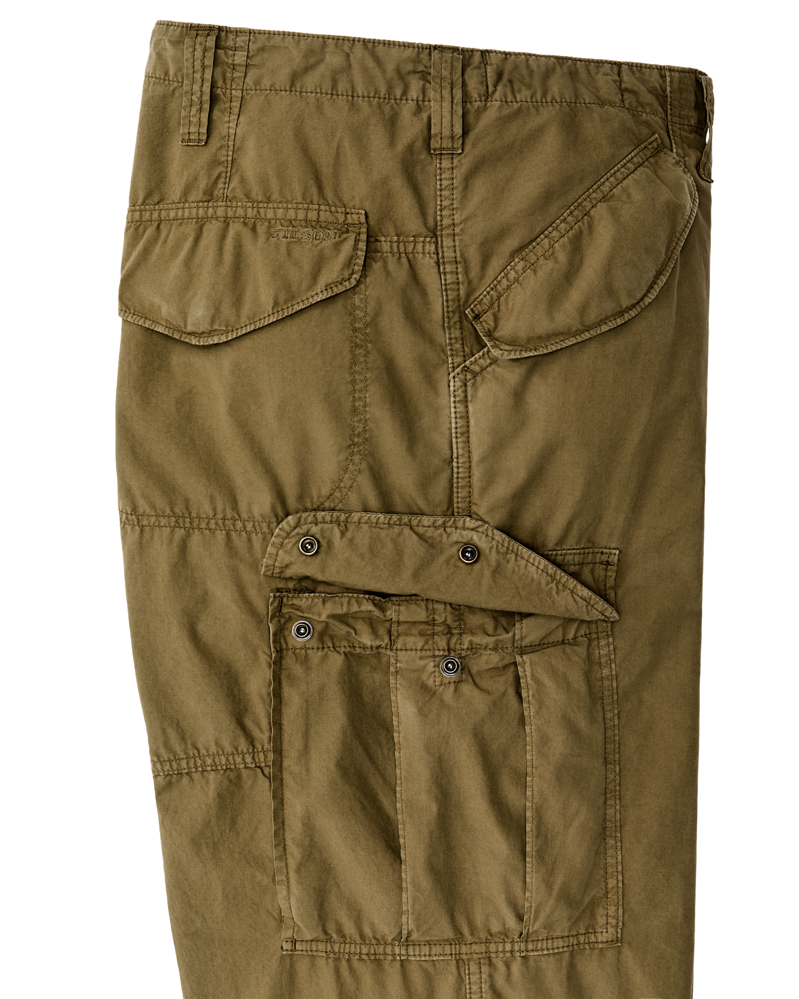 Tropical Poplin Cargo Pants - Military Olive - Image 7