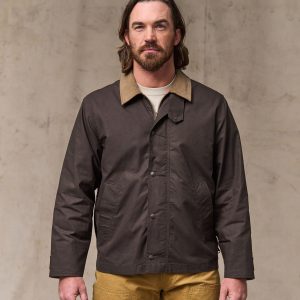 Dry Wax Short Field Jacket - Dark Brown