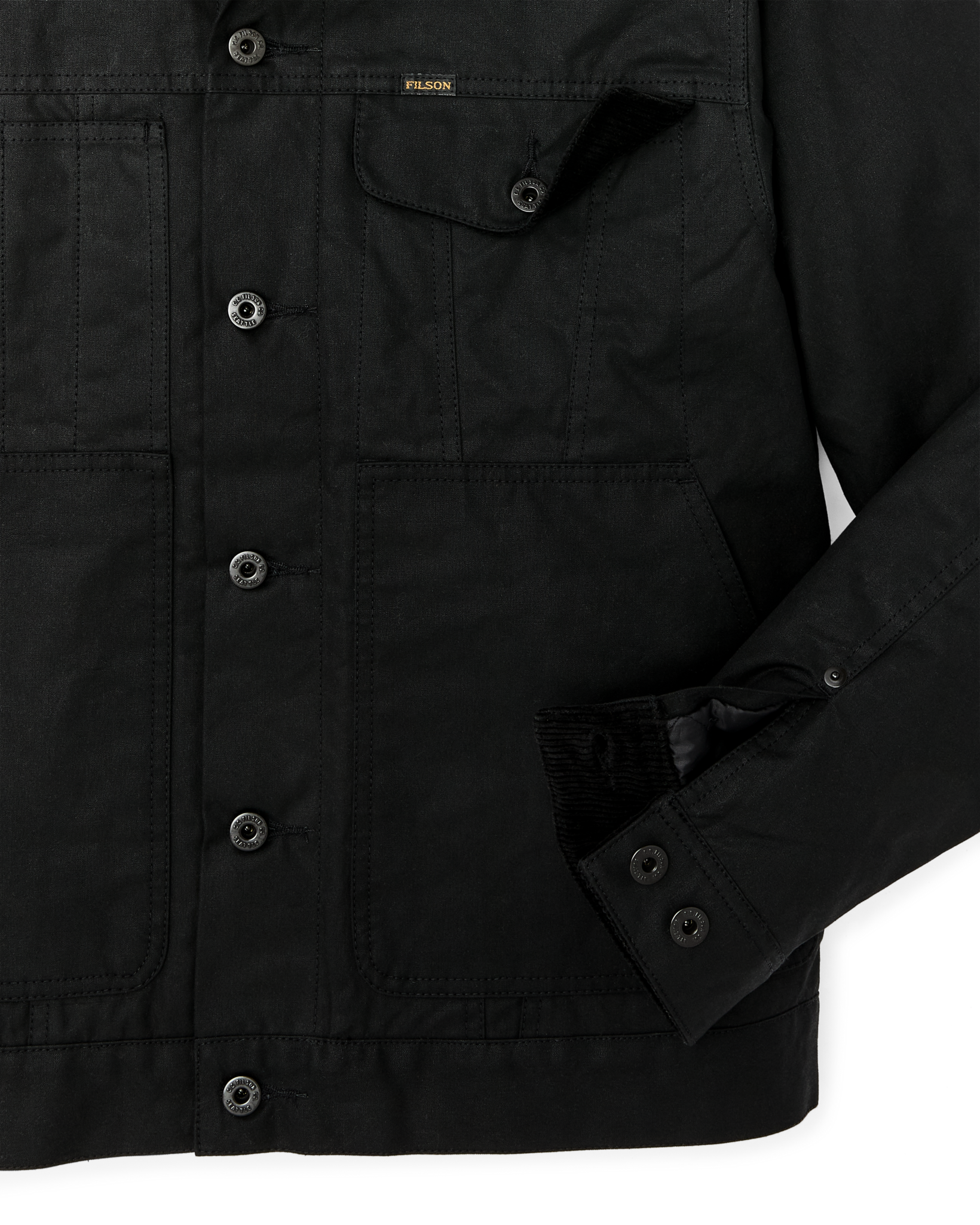 Insulated Short Cruiser Jacket - Black - Image 8