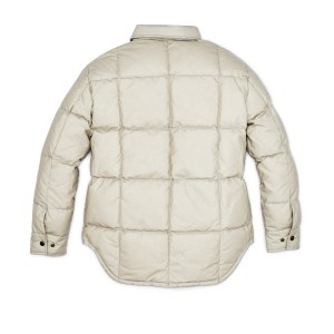 Alternative view of Women's Waxed Down Barn Coat - Light Tan