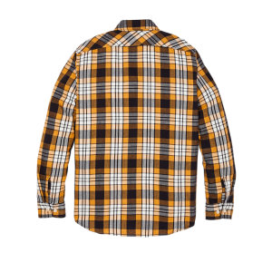Alternative view of The Rangeland Flannel Shirt - Yellow / Faded Black Plaid