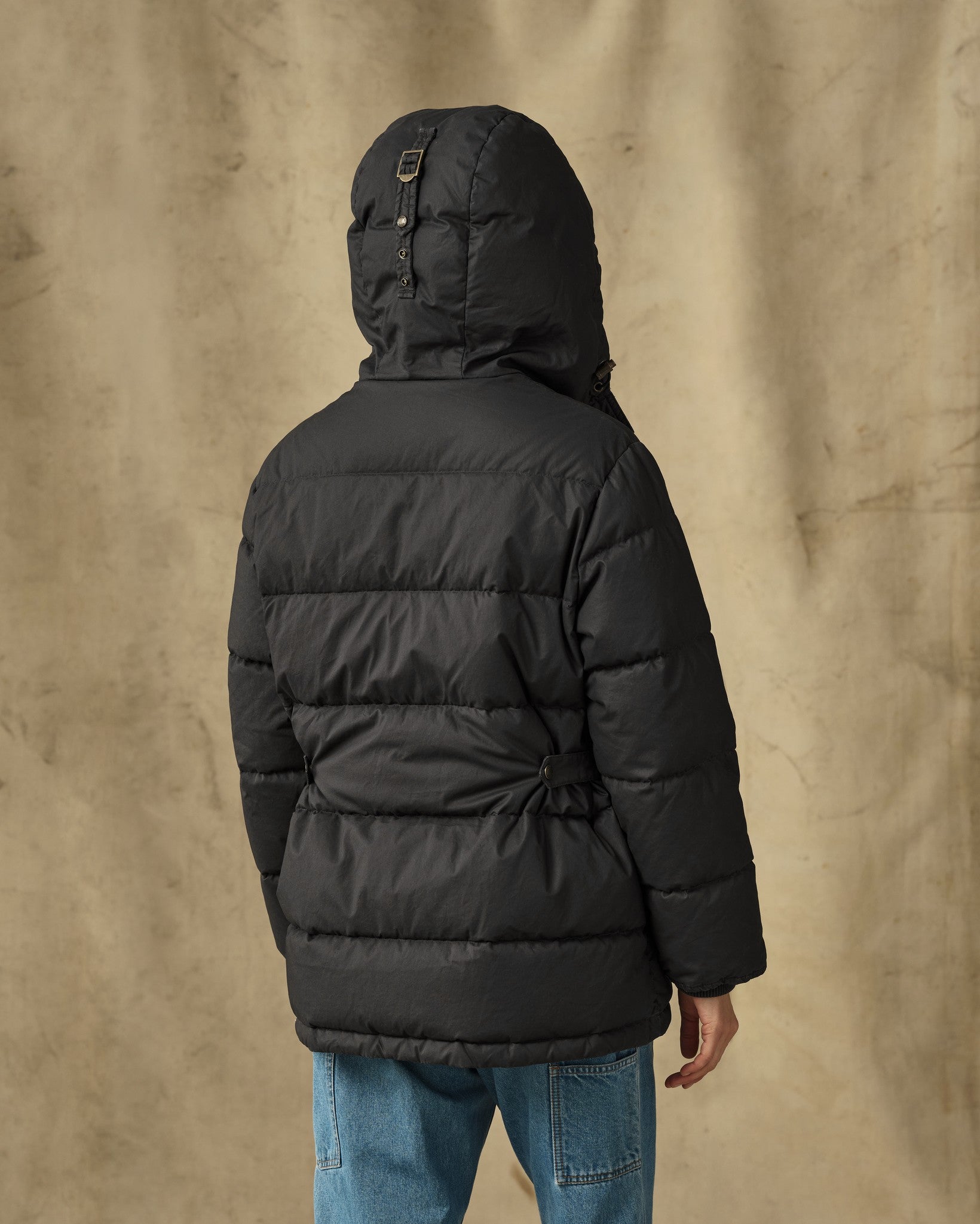 Women's Heritage Cotton Down Parka - Black - Image 2