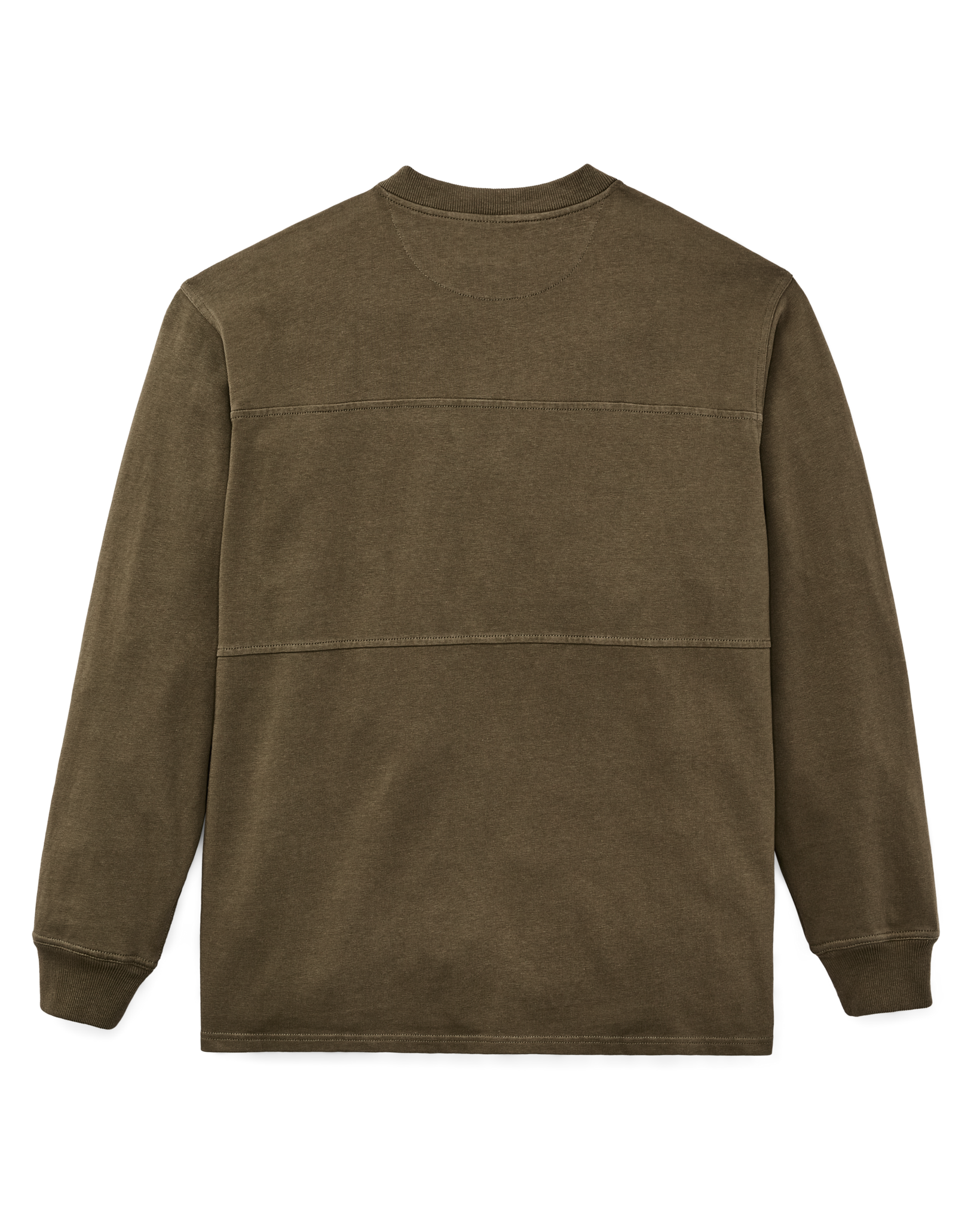 Field Knit Henley - Military Olive - Image 5