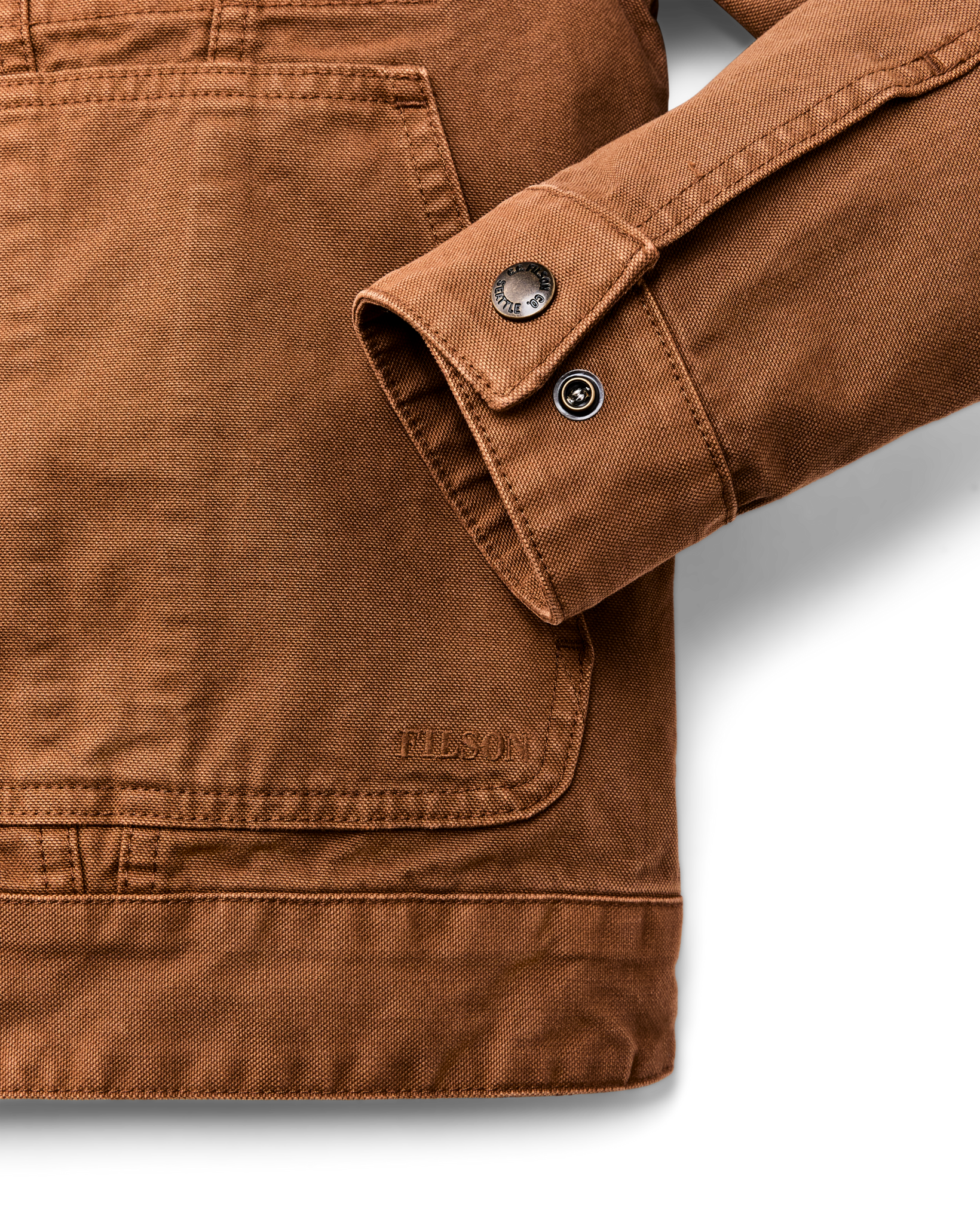 Women's Canvas Short Cruiser Jacket - Harvest Tan - Image 7
