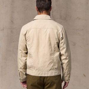 Alternative view of Dry Wax Short Cruiser Jacket - Quail Tan