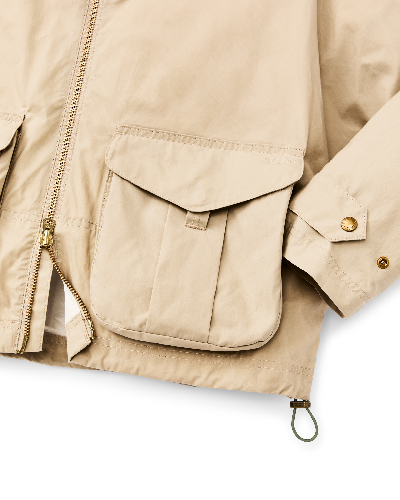Women's Dry Wax Short Work Jacket - Quail Tan - Image 7