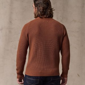 Alternative view of Vintage Cotton Crewneck Sweater - Rust