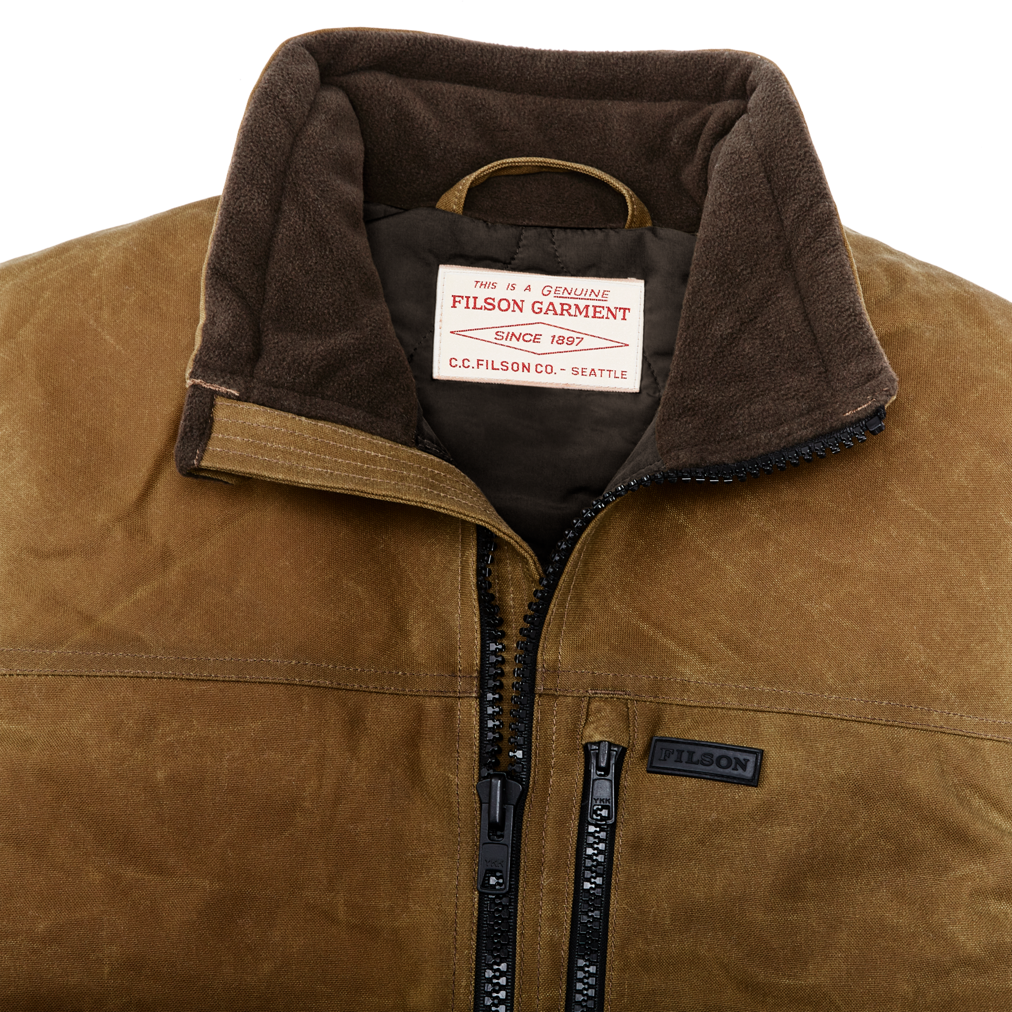 Tin Cloth Primaloft Vest - Dark Tan 2 - Image 7