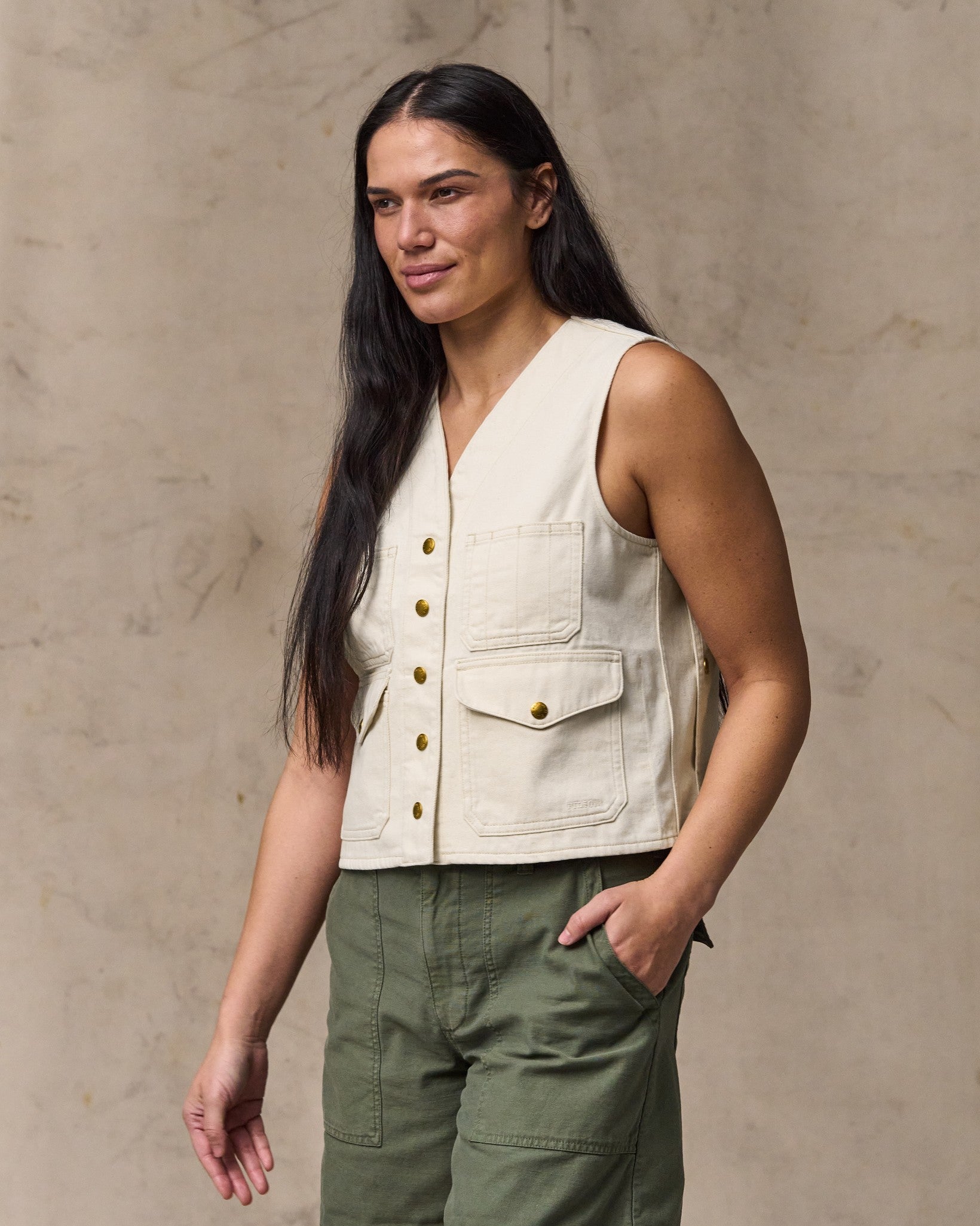 Women's Archive Cruiser Vest - Natural Seed - Image 4
